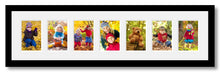 Load image into Gallery viewer, 7 Aperture Photo Frame | Hold 7 6" x 4" Photos | Black Wood - Multi Photo Frames