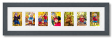 Load image into Gallery viewer, 7 Aperture Photo Frame | Hold 7 6" x 4" Photos | Grey Wood - Multi Photo Frames