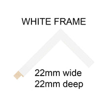 Load image into Gallery viewer, 7 Aperture Photo Frame | Hold 7 6" x 4" Photos | White Wood - Multi Photo Frames