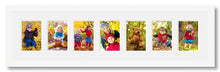 Load image into Gallery viewer, 7 Aperture Photo Frame | Hold 7 6" x 4" Photos | White Wood - Multi Photo Frames