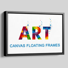 Load image into Gallery viewer, Canvas Floater Frames | Canvas Floating Frames | 22mm Deep in Black - Multi Photo Frames