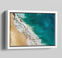 Load image into Gallery viewer, canvas Floater Frames | Floating Canvas Tray Frames | 40mm Deep in White - Multi Photo Frames