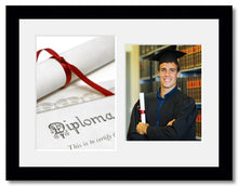 Load image into Gallery viewer, Graduation Photo Frame in Black - Multi Photo Frames