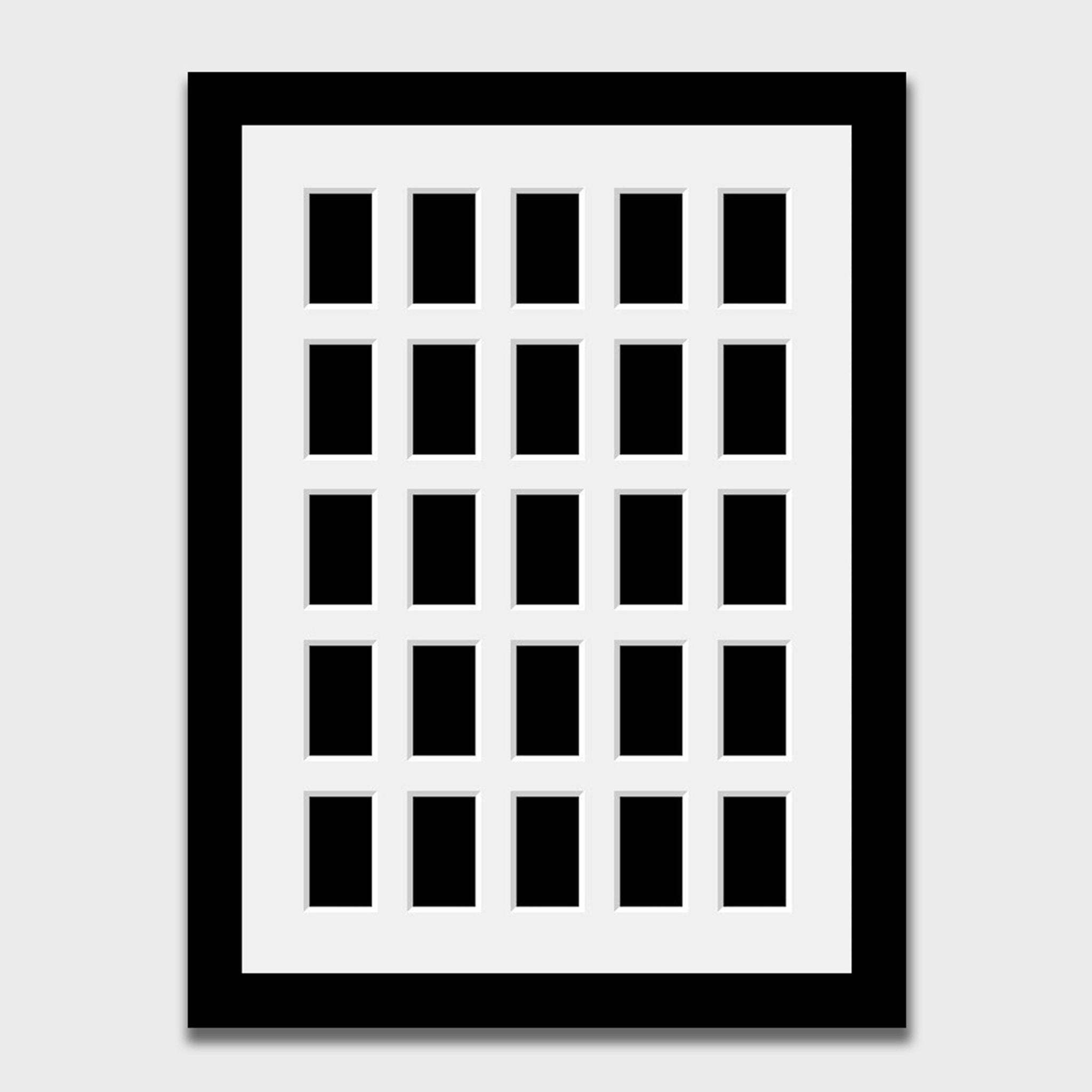 Instax Frame For 25 Instax Full Size Photos Black Frame Multi Photo instax-frame-for-25-instax-full-size-photos-black-frame-multi-photo
