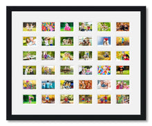 Load image into Gallery viewer, Instax Frame for 36 Mini Instax Photos - Black Frame - Multi Photo Frames