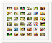 Load image into Gallery viewer, Instax Frame for 36 Mini Instax Photos - White Frame - Multi Photo Frames