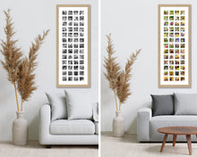 Load image into Gallery viewer, Instax Frame for 52 Instax Square Photos in an Oak Veneer Frame - Multi Photo Frames