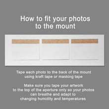 Load image into Gallery viewer, Instax Multi Frame for 30 Instax Mini Photos - Black Frame - White Mount - Multi Photo Frames