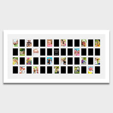 Load image into Gallery viewer, Instax Multi Photo Frame - 52 Apertures For Instax Mini Photos 33mm White Wood Frame - Multi Photo Frames