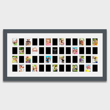 Load image into Gallery viewer, Instax Multi Photo Frame - 52 Apertures For Instax Mini Photos in a Grey Frame - Multi Photo Frames