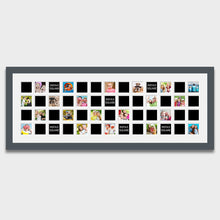Load image into Gallery viewer, Instax Photo Frame 52 Apertures For Instax Square Photos in Grey - Multi Photo Frames