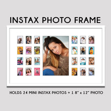 Load image into Gallery viewer, Instax Photo Frame for 25 Photos - White Frame - Multi Photo Frames