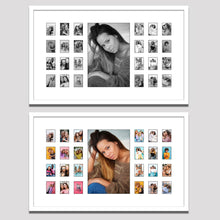 Load image into Gallery viewer, Instax Photo Frame for 25 Photos - White Frame - Multi Photo Frames