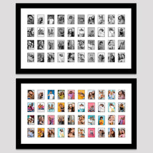 Load image into Gallery viewer, Instax Photo Frame for 40 Mini Instax Photos - Black Frame - Multi Photo Frames