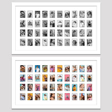Load image into Gallery viewer, Instax Photo Frame for 40 Mini Instax Photos - White Frame - Multi Photo Frames