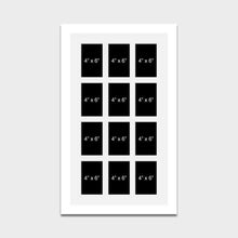 Load image into Gallery viewer, Large Multi Photo Picture Frame for 12 4" x 6" Photos in a 33mm White Frame - Multi Photo Frames