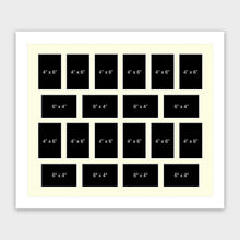 Load image into Gallery viewer, Large Multi Photo Picture Frame Holds 20 6" x 4" photos in a 33mm White Wood Frame - Multi Photo Frames