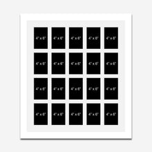 Load image into Gallery viewer, Large Multi Photo Picture Frame Holds 20 6x4 Photos in a 33mm White Wood Frame - Multi Photo Frames