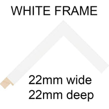 Load image into Gallery viewer, Multi Photo Frame Holds 4 8" x 10" Photos in a White Wood Frame - Multi Photo Frames