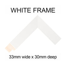 Load image into Gallery viewer, Multi Photo Frame to hold 4 8 x 12 Photos in a White Wood Frame - Multi Photo Frames