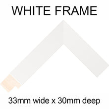 Load image into Gallery viewer, Multi Photo Picture Frame | Holds 1 16"x10" and 3 5"x5" Photos in a 33mm White Wood Frame - Multi Photo Frames