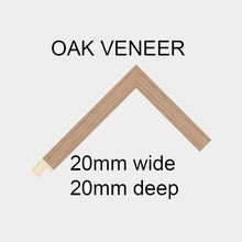 Load image into Gallery viewer, Multi Photo Picture Frame Holds 6 6"x4" Photos in a 20mm Oak Veneer Frame - Multi Photo Frames