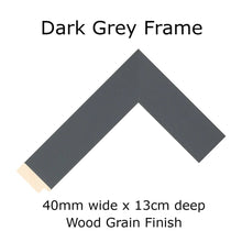 Load image into Gallery viewer, Personalised Photo Collage Printed and Framed for 16 Photos - Grey Frame - Multi Photo Frames