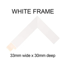 Load image into Gallery viewer, Picture Frame to hold 4 A4 Photos/Certificates in a White Wooden Frame - Multi Photo Frames