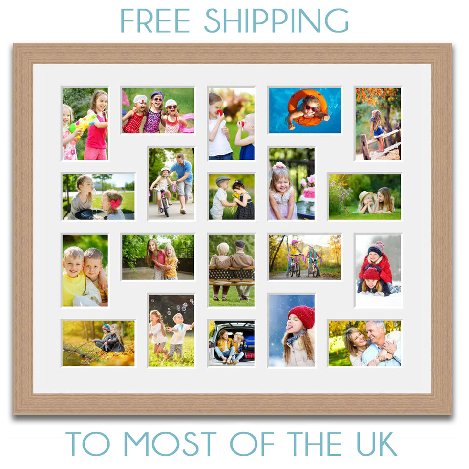 Photo Box Multi Photo Frame Multi-Photo & Multi-Aperture Frames, Display up to 52 photos – Multi ...