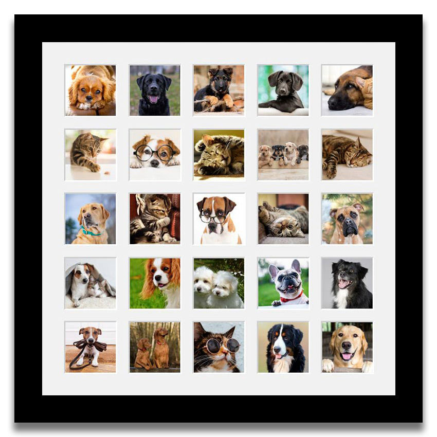 25 aperture multi photo frame