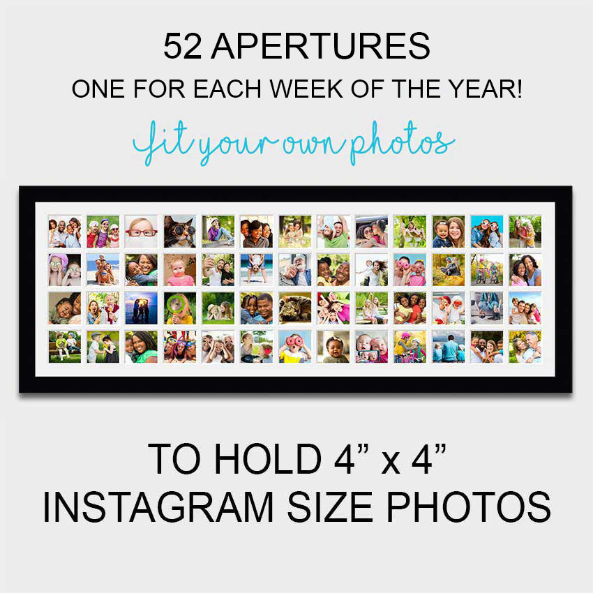 52 aperture multi photo frame