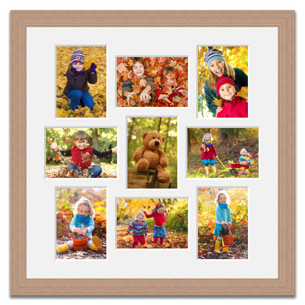 9 aperture multi photo frames