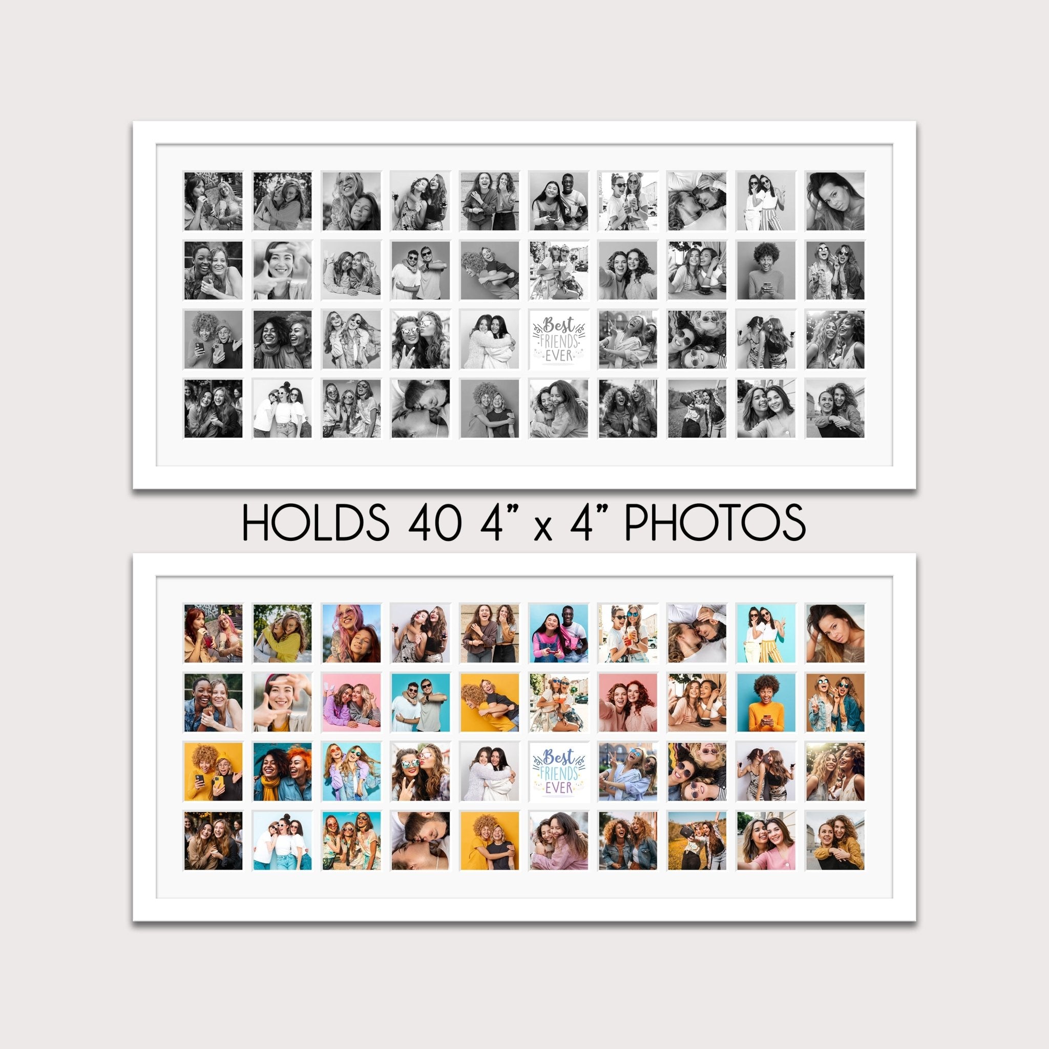 40 Aperture Multi-Photo Frame | 40 Photos | Large Multi-Picture Frame ...