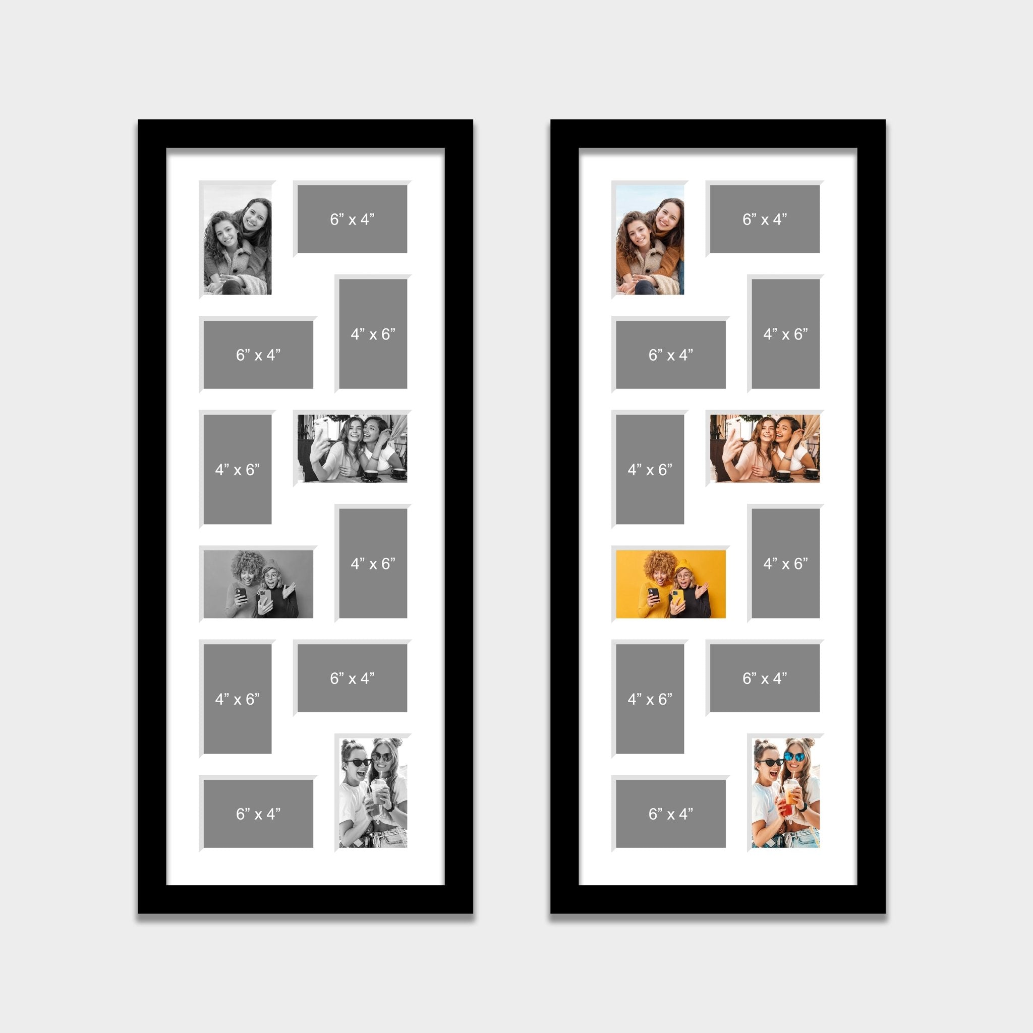 Multi Phoitos Frame Large Multi Photo Picture Frame for 12 6