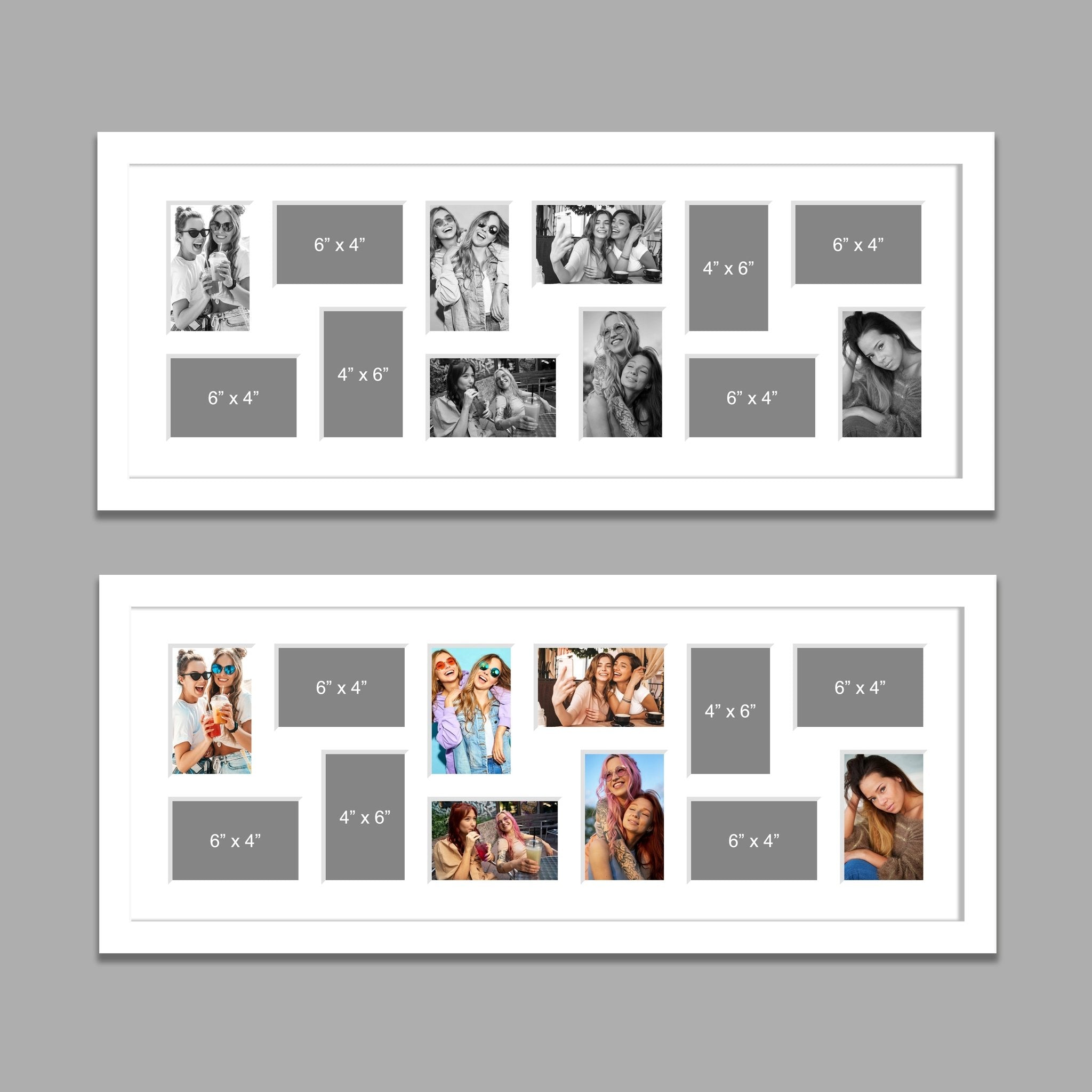 Multi Phoitos Frame Large Multi Photo Picture Frame for 12 6