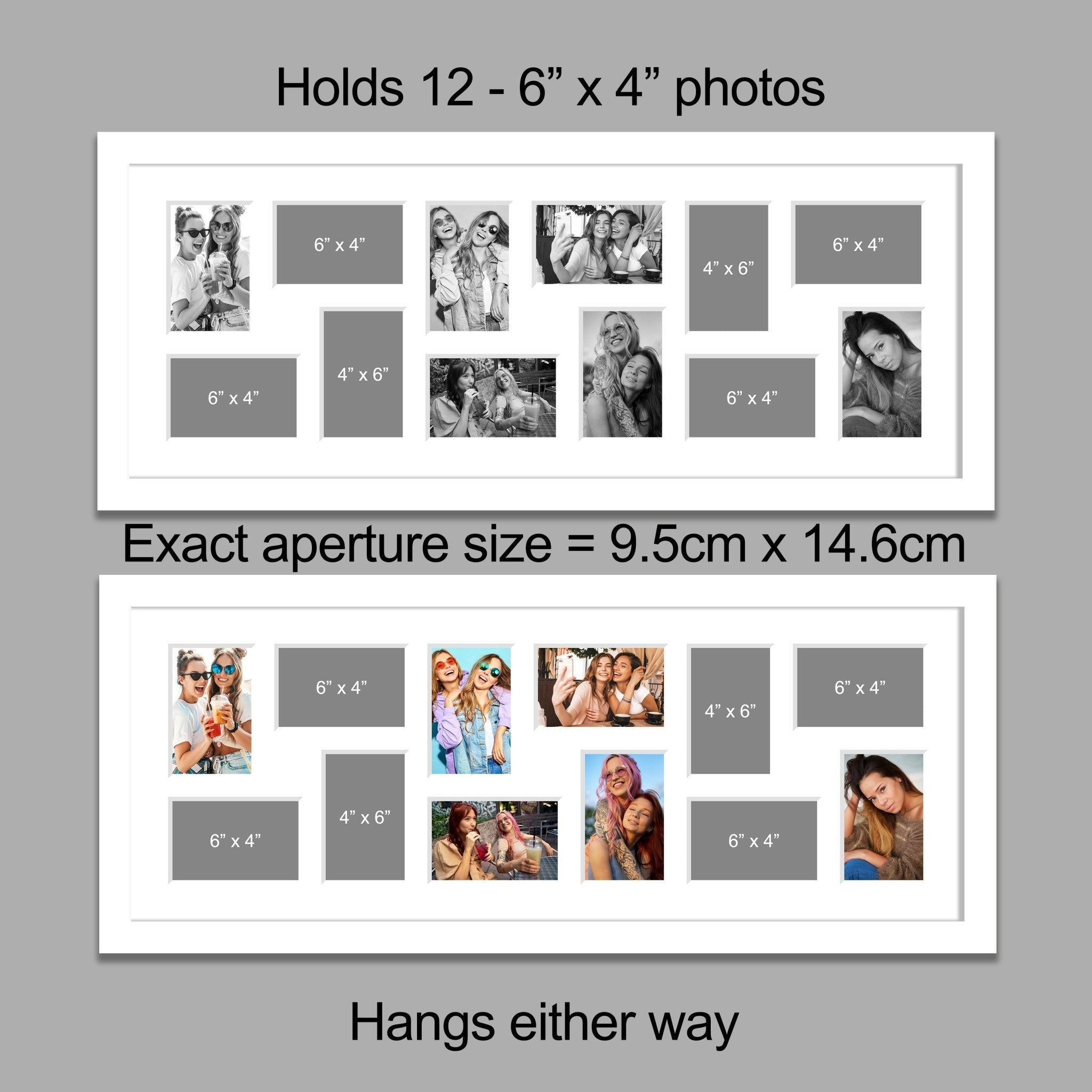 Photo Box Multi Photo Frame Large Multi Photo Picture Frame for 12 6