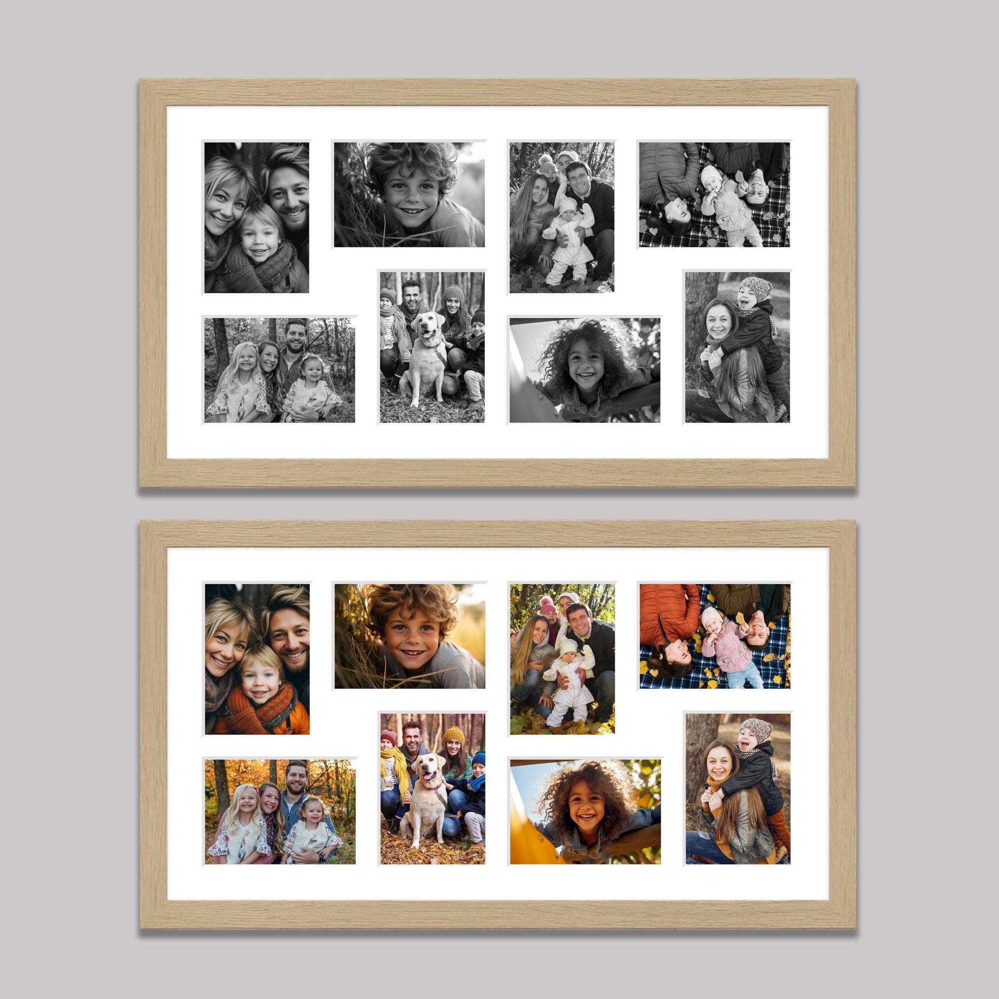 Multi-Photo Picture Frame | 8 Apertures for 7