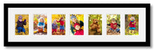 Load image into Gallery viewer, 7 Aperture Photo Frame | Hold 7 6&quot; x 4&quot; Photos | Black Wood - Multi Photo Frames

