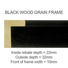 Load image into Gallery viewer, Canvas Floater Frames | Canvas Floating Frames | 22mm Deep in Black - Multi Photo Frames
