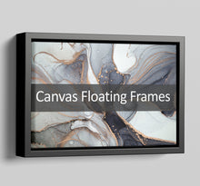 Load image into Gallery viewer, Canvas Floater Frames | Canvas Floating Frames | 22mm Deep in Black - Multi Photo Frames

