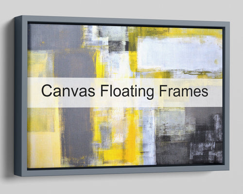 Canvas Floater Frames | Floating Frames for Canvas Pictures | 22mm Deep in Grey - Multi Photo Frames