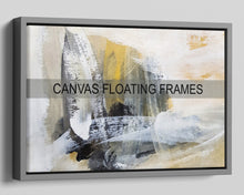 Load image into Gallery viewer, Canvas Floater Frames | Floating Frames for Canvas Pictures | 22mm Deep in Light Grey - Multi Photo Frames
