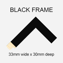 Load image into Gallery viewer, Extra Large Multi Photo Picture Frame Holds 16 5&quot;x5&quot; and 4 8&quot;x8&quot; photos in a Black Frame - Multi Photo Frames
