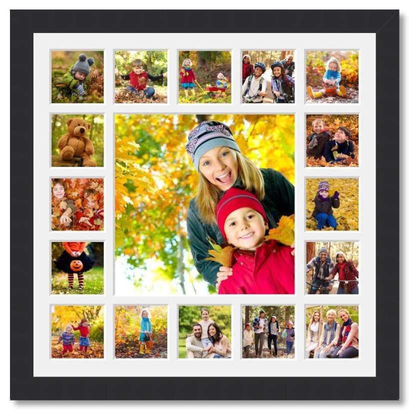 Multi Photo Frame Multiple Photo Frame Customized Hexagon Collage Calendar Frame For