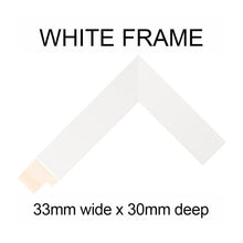 Load image into Gallery viewer, Extra Large Multi Photo Picture Frame Holds 16 5&quot;x5&quot; photos and 1 16&quot; x 16&quot; photo in a White Wood Frame - Multi Photo Frames
