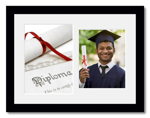 Graduation Photo Frame in Black - Multi Photo Frames