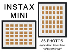 Load image into Gallery viewer, Instax Frame for 36 Mini Instax Photos - Black Frame - Multi Photo Frames
