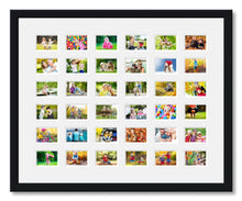 Load image into Gallery viewer, Instax Frame for 36 Mini Instax Photos - Black Frame - Multi Photo Frames
