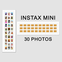 Load image into Gallery viewer, Instax Multi Frame for 30 Instax Mini Photos - White Frame - Multi Photo Frames
