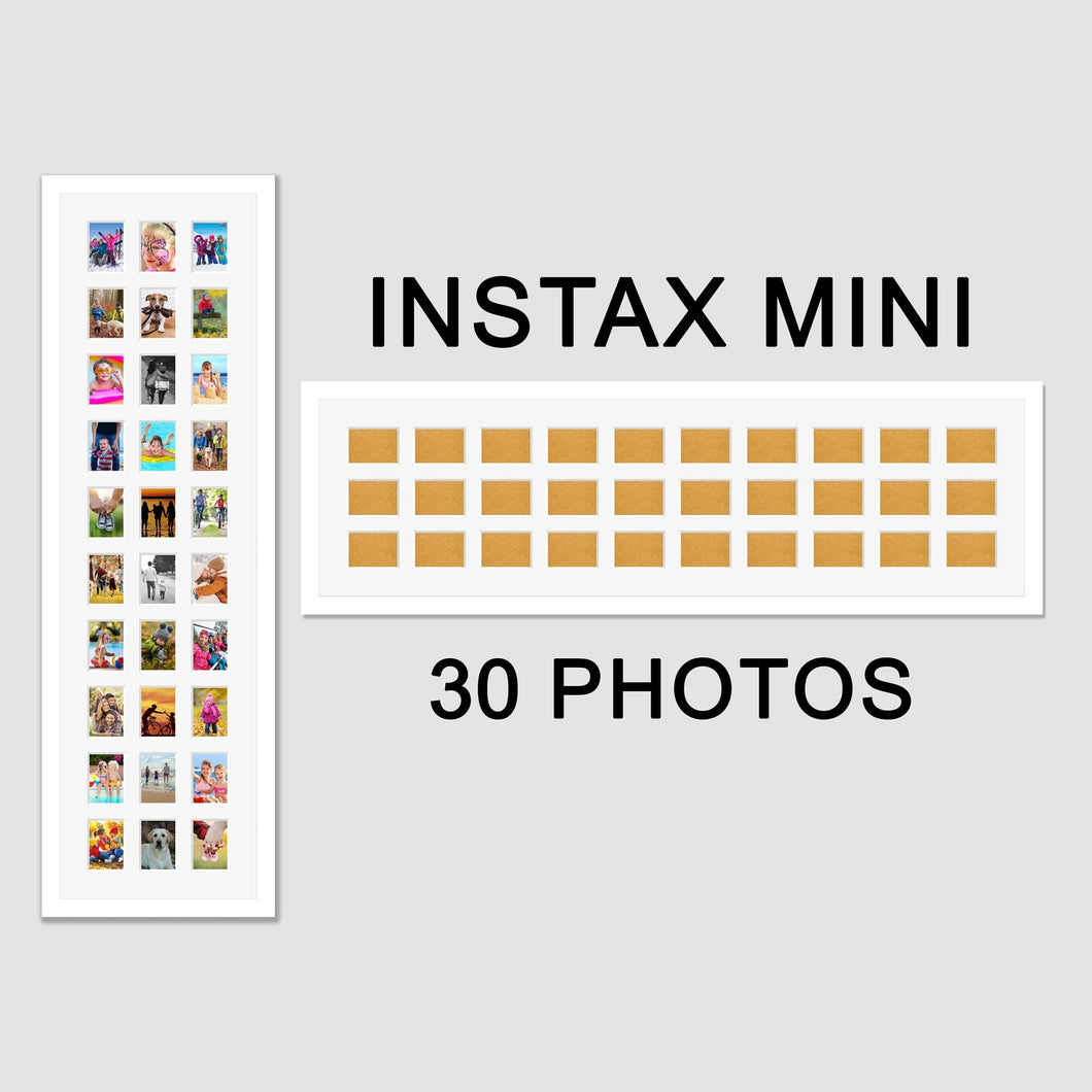 Instax Multi Frame for 30 Instax Mini Photos - White Frame - Multi Photo Frames